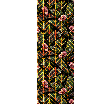 Modern geometric pattern with birds Contemporary Wallpaper - TenStickers
