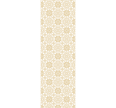 Intricate Tile Pattern living room wallpaper - TenStickers