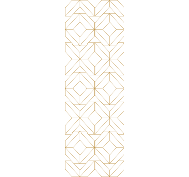 Modern geometric pattern Contemporary Wallpaper - TenStickers