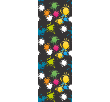 Teenage bedroom wallpaper splatter patterns - TenStickers