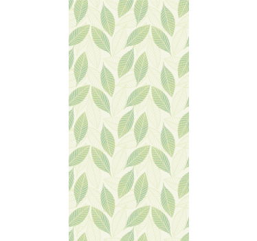Big green leaves  leaves wallpaper - TenStickers