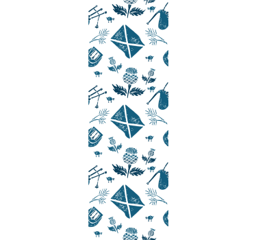 Living room wallpaper with medieval designs - TenStickers