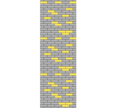 Contrasting Brickwork brick Wallpaper - TenStickers