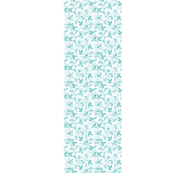 Ornate Scrolls leaf wallpaper - TenStickers