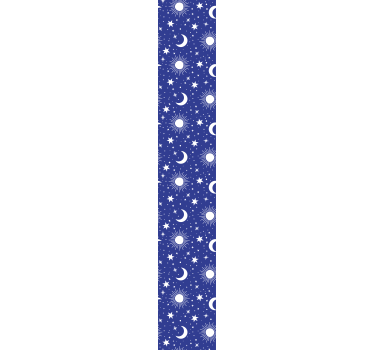 Celestial Bodies Motif star wallpaper - TenStickers