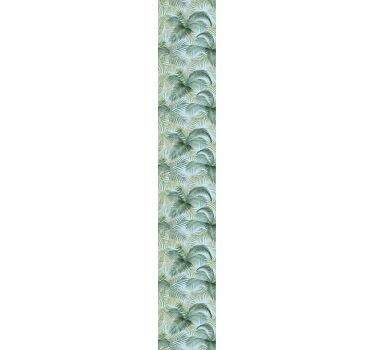 Thin and light palm pattern leaves wallpaper - TenStickers