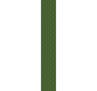 Elegant green and gold pattern retro wallpaper - TenStickers