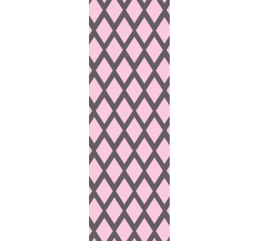 Pink diamond forms teenage bedroom wallpaper - TenStickers