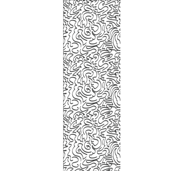 Wind inspired doodles contemporary wallpaper - TenStickers