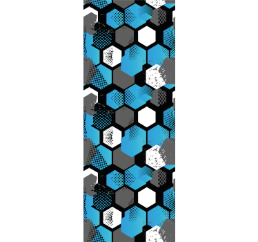 Abstract gradient football teenage bedroom wallpaper - TenStickers