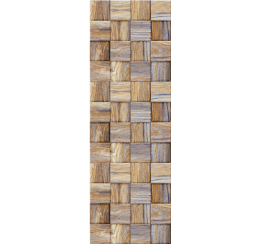 Interlaced Timber wood effect  wallpaper - TenStickers
