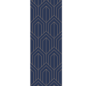 Geometric 'Kayla metallic' geometric triangle wallpaper - TenStickers