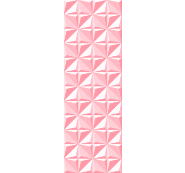 Pink Geometric Shapes 3D wallpaper - TenStickers