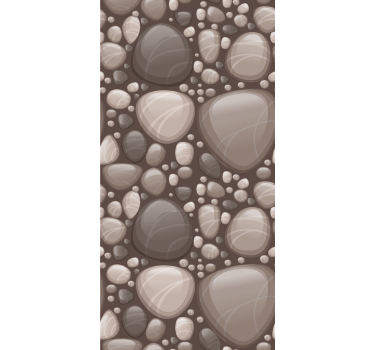 Smooth Pebble Arrangement stone wallpaper - TenStickers