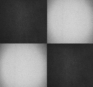 Leather chessboard Pattern Wallpaper - TenStickers