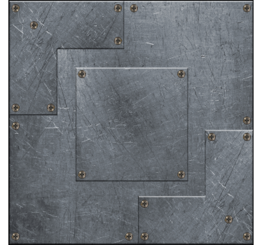 steel plates Teens wallpaper - TenStickers