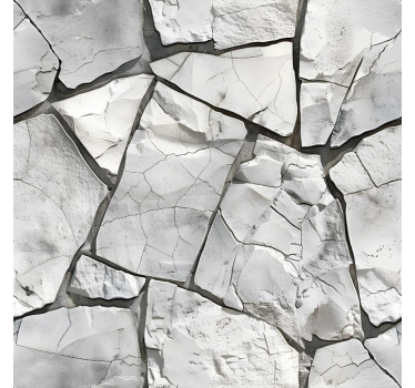 Gray design stone wallpaper - TenStickers