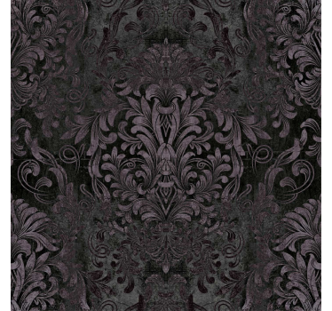 Dark shades baroque wallpaper - TenStickers