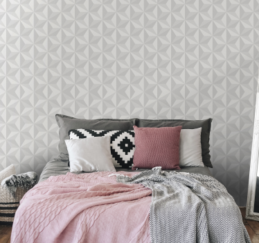 3D Triangles Geometric shape Wallpaper - TenStickers