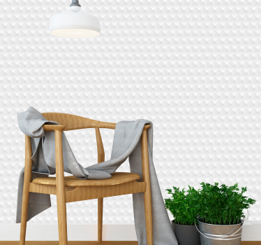 3D white concrete elements Concrete look wallpaper - TenStickers