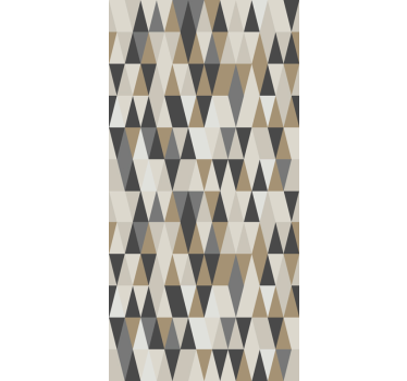 Scandinavian motifs Circle Pattern Wallpaper - TenStickers