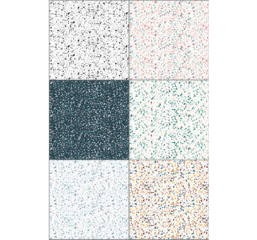 Geometric patterned effect living room wallpaper - TenStickers
