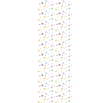 Fish-bones Bedroom Wallpaper - TenStickers