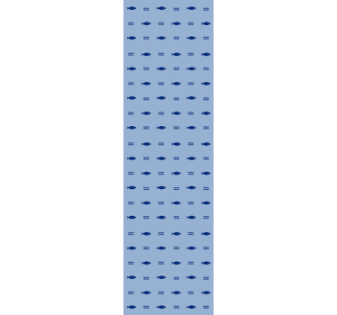 Minimal fish pattern Dining Room Wallpaper - TenStickers