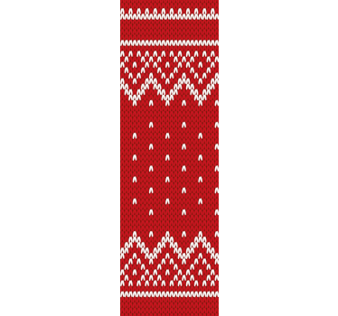 Christmas Typical Pattern Feature Living Room Wallpaper - TenStickers