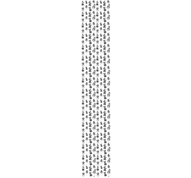 Minimalist cactus motif living room wallpaper - TenStickers