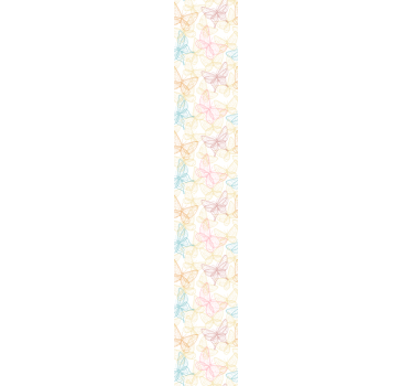 Butterfly wallpaper butterfly outlines - TenStickers