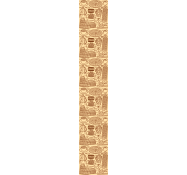 Italian Landmarks Sketch city wallpaper - TenStickers