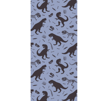 Dinosaur Pattern Play dinosaurs wallpaper - TenStickers