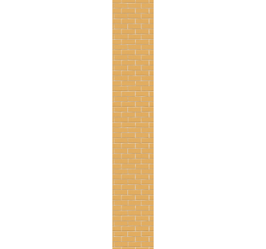 Brick wallpaper in classic brick pattern - TenStickers