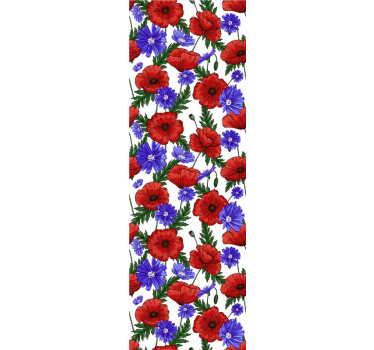 Cornflowers Nature wallpaper - TenStickers
