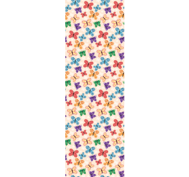 Butterfly wallpaper colorful butterfly display - TenStickers