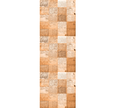 Manuscript patterns vintage wallpaper - TenStickers