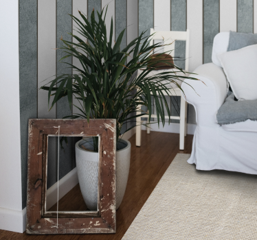 Concrete Texture Striped Wallpaper - TenStickers