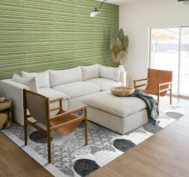 Bamboo  Textured wallpaper - TenStickers
