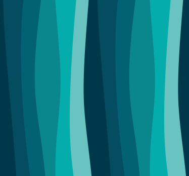 Wave pattern Living room wallpaper - TenStickers