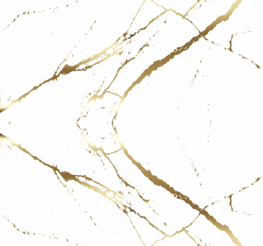 Golden and white marble Marble Effect Wallpaper - TenStickers