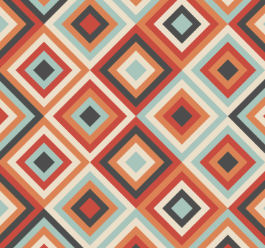 Tribal boho pattern Living room wallpaper for wall - TenStickers