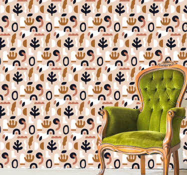 abstract stain of paints Wallpaper paintings - TenStickers
