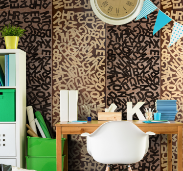 Alphabet wallpaper alphabet typography design - TenStickers