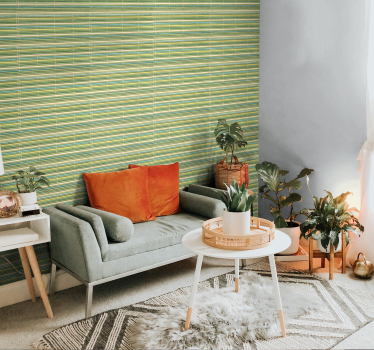 Bamboo  Textured wallpaper - TenStickers