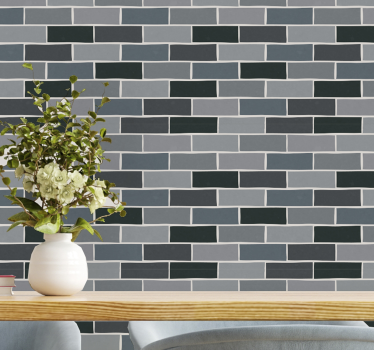 Brick wallpaper brick pattern elegance - TenStickers