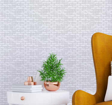 Brick wallpaper minimalist brick design - TenStickers