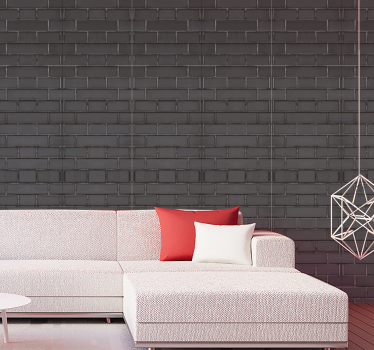 Brick wallpaper textured brick facade - TenStickers