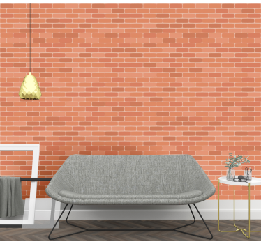 Brick wallpaper with brick wall effect - TenStickers
