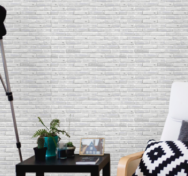 Brickwork Simulation brick Wallpaper - TenStickers